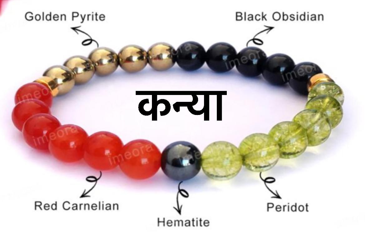 Energised Money Magnet Bracelet for Virgo (Kanya Rashi)-Certified