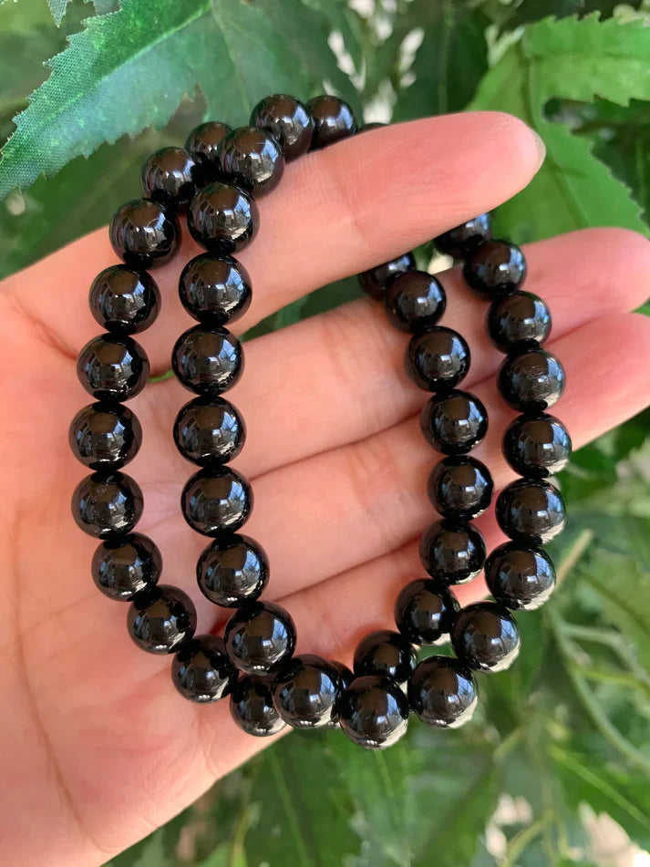 Black Tourmaline Bracelet: Energized for Shield Against Negative Energy